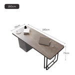 LUXORA WD1026 Length Desk 140/160/180cm Stone Office Sintered Tabletop