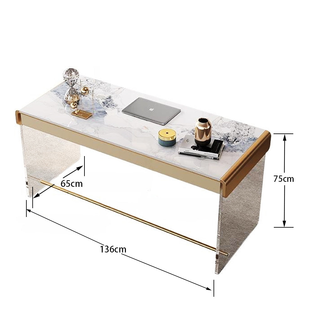 LUXORA WD1027 Minimalist Sintered 136/158/178cm Stone Style Desk