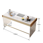 LUXORA WD1027 Minimalist Sintered 136/158/178cm Stone Style Desk