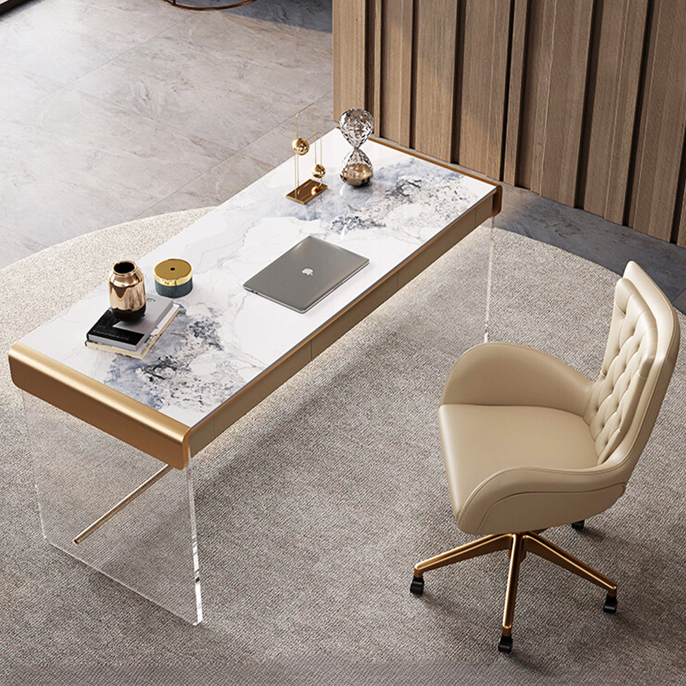 LUXORA WD1027 Minimalist Sintered 136/158/178cm Stone Style Desk