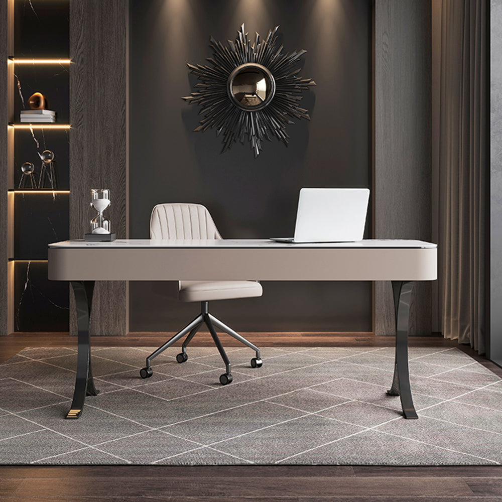 LUXORA WD1028 Sintered Stone 120/140cm Desk Length Office Tabletop
