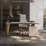 LUXORA WD1035 140/160/180cm Minimalist Sintered Style Stone Desk