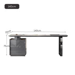 LUXORA WD1038 Length Thick Sintered 140/180cm Desk Stone 6mm Office Tabletop