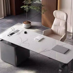 LUXORA WD1038 Length Thick Sintered 140/180cm Desk Stone 6mm Office Tabletop