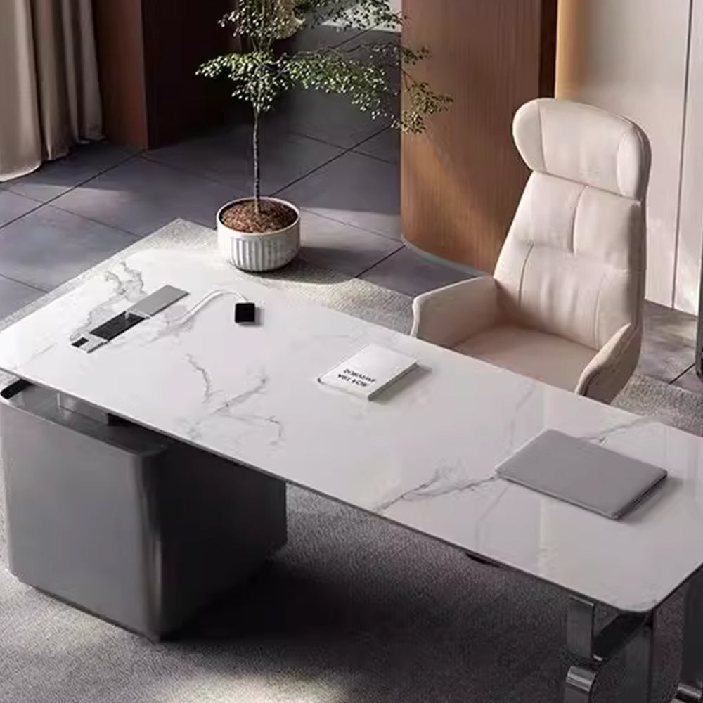 LUXORA WD1038 Length Thick Sintered 140/180cm Desk Stone 6mm Office Tabletop