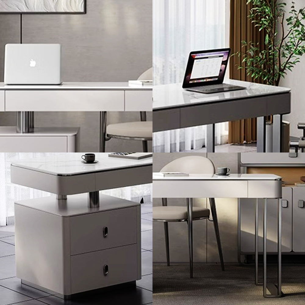 LUXORA WD1046 Style Sintered Stone Minimalist 120/140/160cm Desk