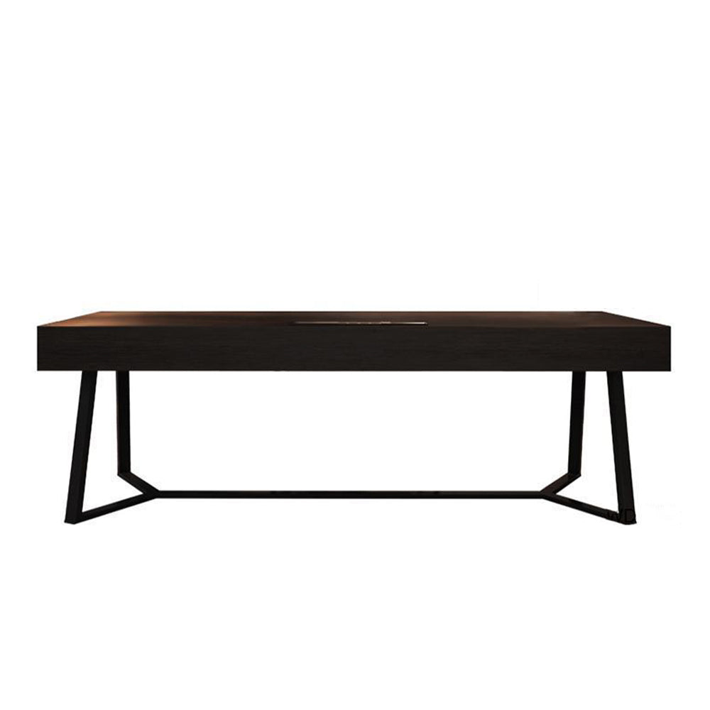 LUXORA WD1050 Wood Style Solid 140/160/180/200cm Light Luxury Smoked-Colored Desk