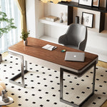 LUXORA WD1053 Walnut-Colored 100/120/140/160CM Minimalist Style Desk