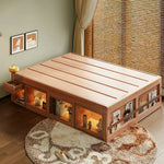 LUXORA 120/135/150Cm Wood Treasure Bed Children'S Box Can Be Frame Solid Stored