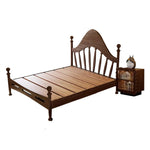 LUXORA 120/135/150/180cm Solid Harp Wood Children's Bed with Headboard