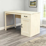 LIVARA 106 Home Writing and Design, Storage, Drawer Furniture Coastal Desk, Style, Reversible Farmhouse Cabinet Office Detachable - Beige