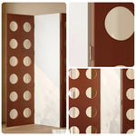 LIVARA 8810 Eco-Friendly Finish, Solid Design, Wood Room Space-Saving Foldable - Cherry 180-degree Wood and Divider, Folding Smooth Veneer, White