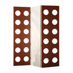 LIVARA 8810 Eco-Friendly Finish, Solid Design, Wood Room Space-Saving Foldable - Cherry 180-degree Wood and Divider, Folding Smooth Veneer, White