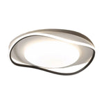 LIVARA 43W - Design Eye-Comfort Dimmable Three-Color & LED Surround 3D with Light Ceiling Aluminium Black