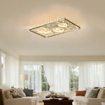 LIVARA 360W - Lighting Dimmable Three-Color & LED Eye-Protection Full-Spectrum System, Optical Anti-Glare with Light Ceiling Aluminium Red