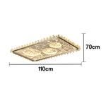 LIVARA 360W - Lighting Dimmable Three-Color & LED Eye-Protection Full-Spectrum System, Optical Anti-Glare with Light Ceiling Aluminium Red