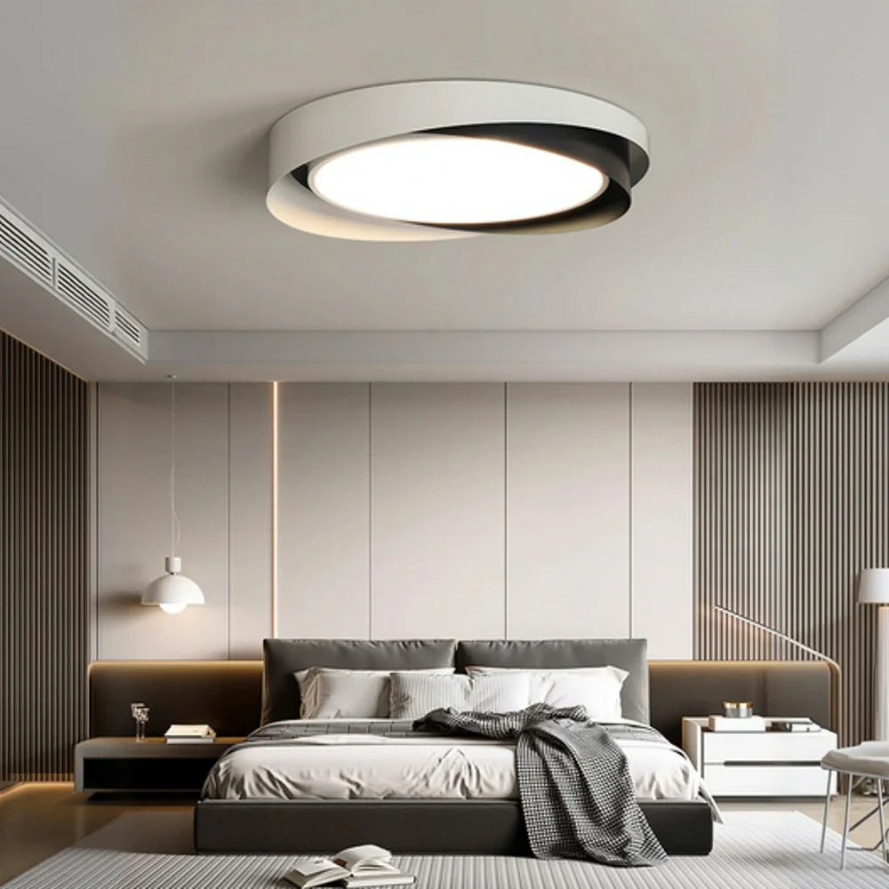 LIVARA 27W Diffuser Soft PMMA & Dimmable Three-Color LED, Eye-Protection Full-Spectrum with Light Pendant Aluminium