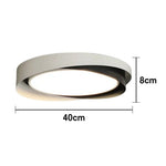 LIVARA 27W Diffuser Soft PMMA & Dimmable Three-Color LED, Eye-Protection Full-Spectrum with Light Pendant Aluminium