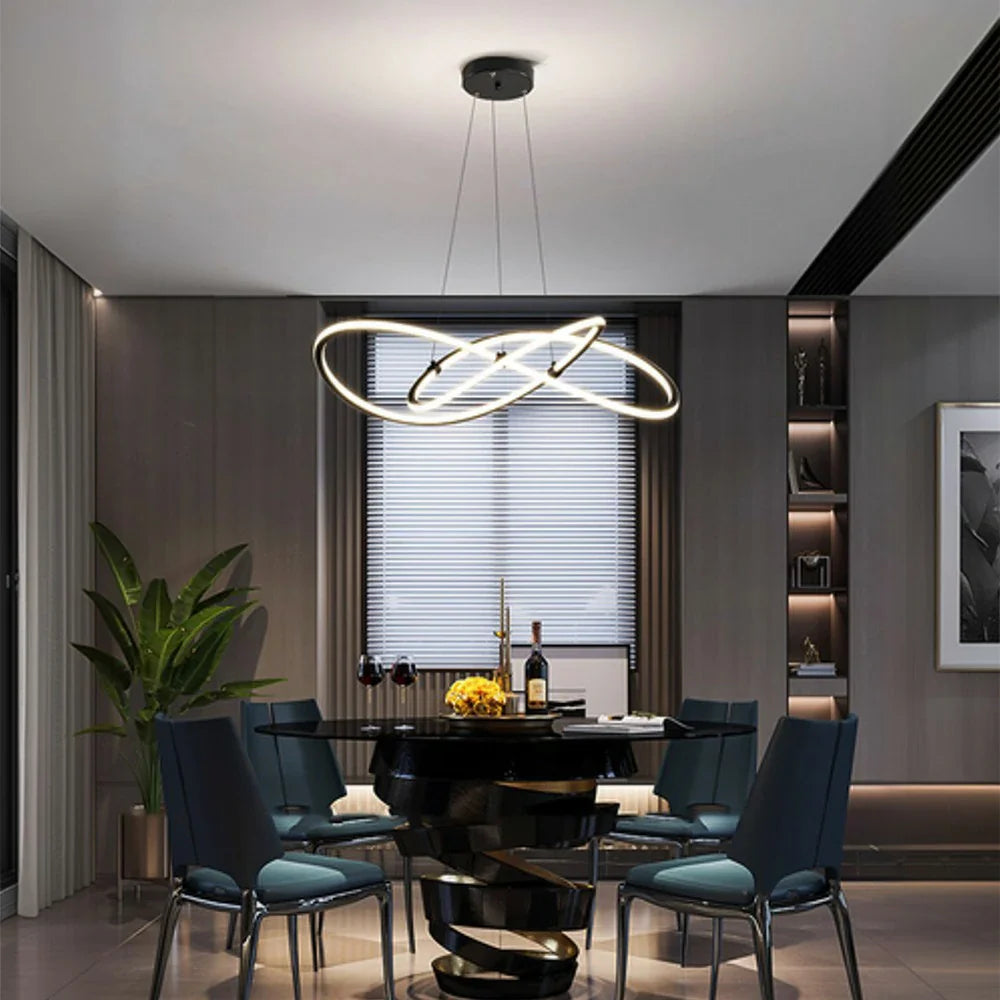 LIVARA 102W Body Moisture-Resistant Finish Matte & Suspension 1.5m Adjustable LED, Eye-Protection Full-Spectrum with Light Pendant