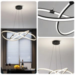 LIVARA 102W Body Moisture-Resistant Finish Matte & Suspension 1.5m Adjustable LED, Eye-Protection Full-Spectrum with Light Pendant