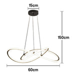 LIVARA 102W Body Moisture-Resistant Finish Matte & Suspension 1.5m Adjustable LED, Eye-Protection Full-Spectrum with Light Pendant