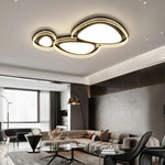 LIVARA 294W - Design Body Iron Diffuser Soft PMMA & Lighting Dimmable Three-Color LED, Eye-Protection Full-Spectrum with Light Ceiling Black