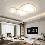 LIVARA 294W - Design Body Iron Diffuser Soft PMMA & Lighting Dimmable Three-Color LED, Eye-Protection Full-Spectrum with Light Ceiling White