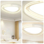 LIVARA 108W - Design Body Iron Diffuser Soft PMMA & Lighting Dimmable Three-Color LED, Eye-Protection Full-Spectrum with Light Ceiling White