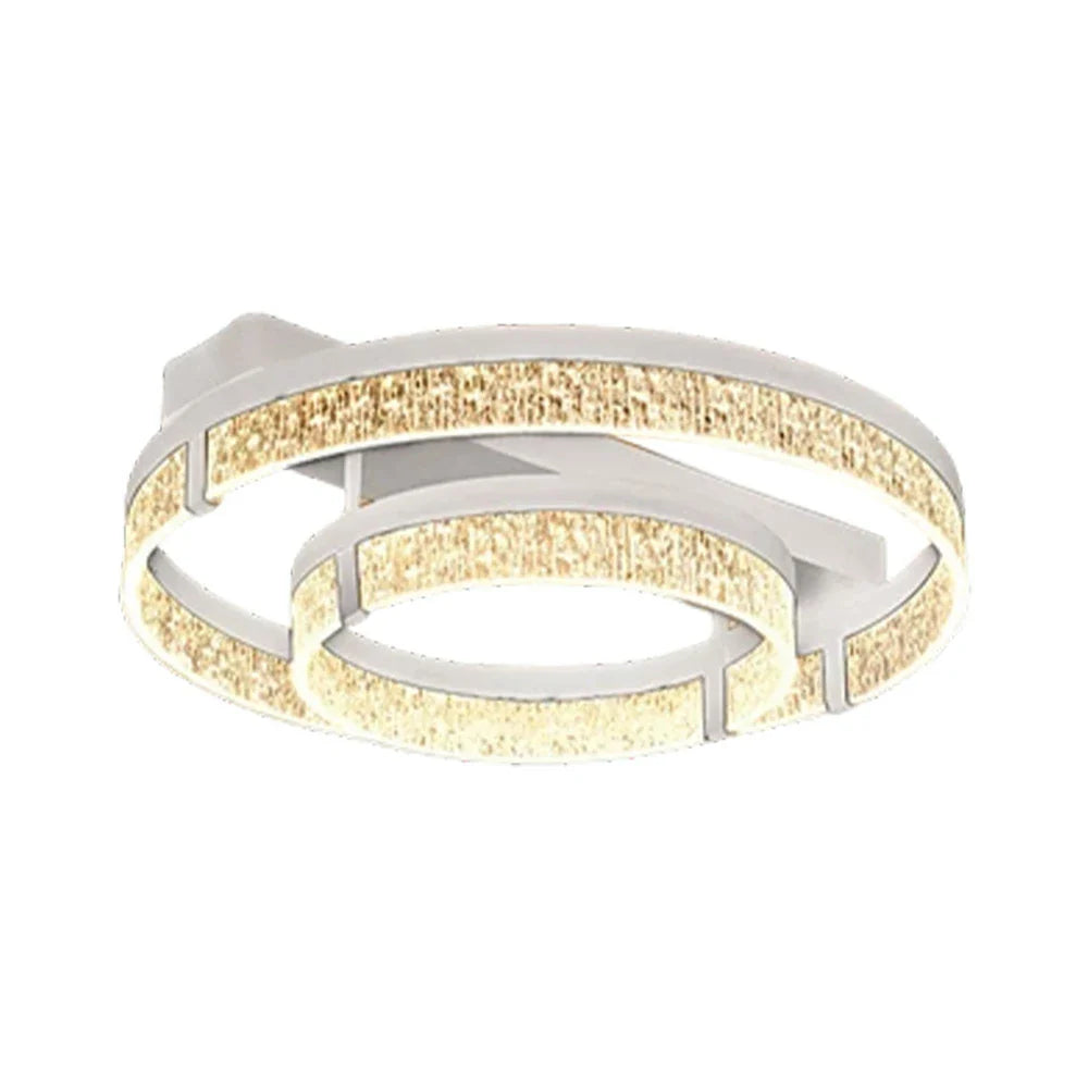 LIVARA 40W - Diffuser PMMA Wide & Lighting Dimmable Three-Color LED, Eye-Protection Full-Spectrum with Light Ceiling Aluminium White