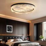 LIVARA 96W - Diffuser Soft PMMA Textured & Lighting Dimmable Three-Color LED, Eye-Protection Full-Spectrum with Light Ceiling Black