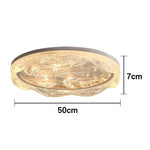 LIVARA 96W - Diffuser Soft PMMA Textured & Lighting Dimmable Three-Color LED, Eye-Protection Full-Spectrum with Light Ceiling White