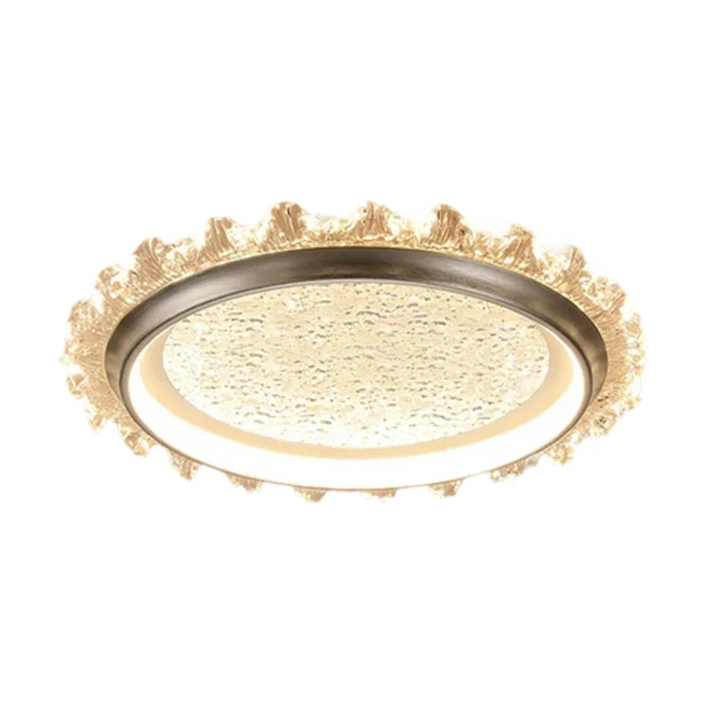 LIVARA 96W Grey - Lampshade PMMA Soft & Frame Iron Die-Cast Anti-Rust LED, Full-Spectrum Dimmable with Light Ceiling Modern