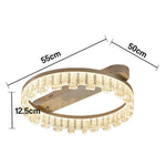 LIVARA 60W Gold - Diffuser PMMA Dimmable & Frame Aluminum Brushed LED, Eye-Comfort Full-Spectrum with Light Ceiling