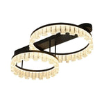 LIVARA 112W - Diffuser PMMA Dimmable & Frame Aluminum Brushed LED, Eye-Comfort Full-Spectrum with Light Ceiling Black