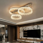 LIVARA 180W Gold - Diffuser PMMA Dimmable & Frame Aluminum Brushed LED, Eye-Comfort Full-Spectrum with Light Ceiling