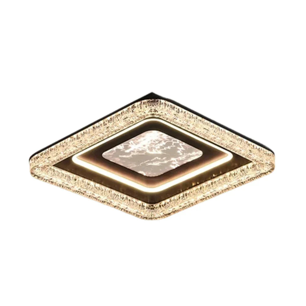 LIVARA 75W Frame Iron Matte & LED Eye-Comfort Full-Spectrum Lighting, Diffused Soft with Light Ceiling Black