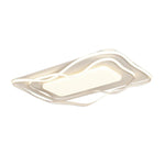 LIVARA 236W - Frame Metal Anti-Rust & LED Eye-Comfort Full-Spectrum Illumination, Surround 360-degree with Light Ceiling White