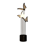 LIVARA Butterfly-Inspired - Design Nordic Modern Frame, Iron & Resin - Lighting Dimmable Three-Colour with Floor Lamp  Black