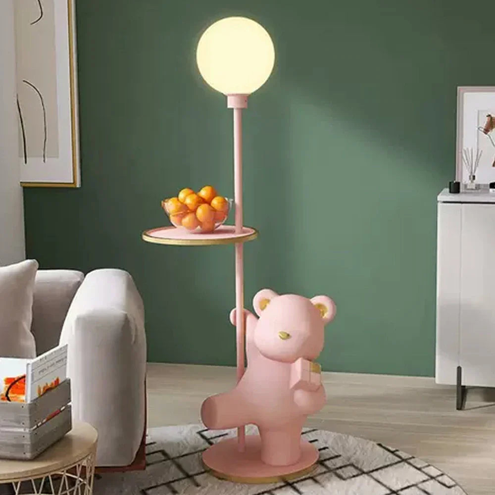 LIVARA Cube Floor Decorative LED Anti-Dizziness Design Rotatable Lamp Pink