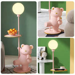 LIVARA Cube Floor Decorative LED Anti-Dizziness Design Rotatable Lamp Pink