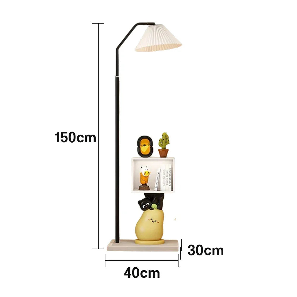 LIVARA Cat Three-Colour Stable - Pear Lamp Cabinet Light, Tap Rounded Modern Built-In Design, Control Home for Floor Storage, Corner Narrow LED Base Decor