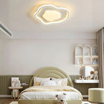LIVARA Cloud-in-Cloud - Diffuser Light Soft with Frame PS & Iron Illumination All-Directional Lamp Mount Flush Dimmable Three-Color 42W 58cm Light Ceiling LED White