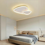LIVARA Stargazer - Lamp Mount Flush Modern Frame Acrylic & Iron Illumination All-Directional Dimmable Three-Color 42W 59cm Light Ceiling LED White