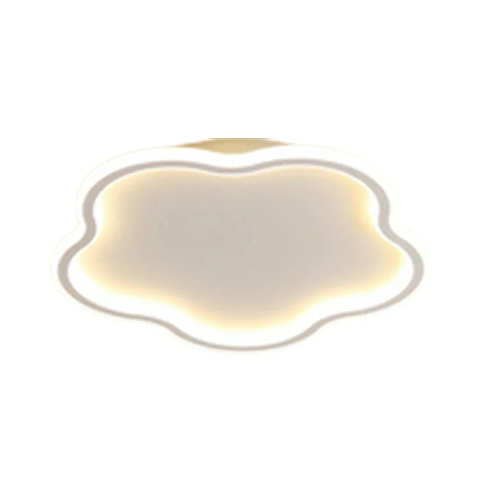 LIVARA Blossom - Lamp Mount Flush Modern Frame Acrylic & Iron Illumination All-Directional Dimmable Three-Color 30W 46cm Light Ceiling LED White