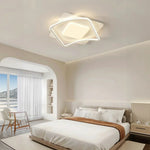 LIVARA SquareFlow - Lamp Mount Flush Modern Frame Acrylic & Iron Illumination All-Directional Dimmable Three-Color 42W 50cm Light Ceiling LED White