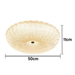 LIVARA 72W Body Iron Seamless & Eye-Protection Dimmable Three-Color with Light Ceiling Acrylic