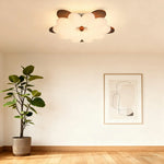 LIVARA 50W Lighting Balanced Soft for Design Floating & LED CRI High Eye-Protection with Light Ceiling Wooden