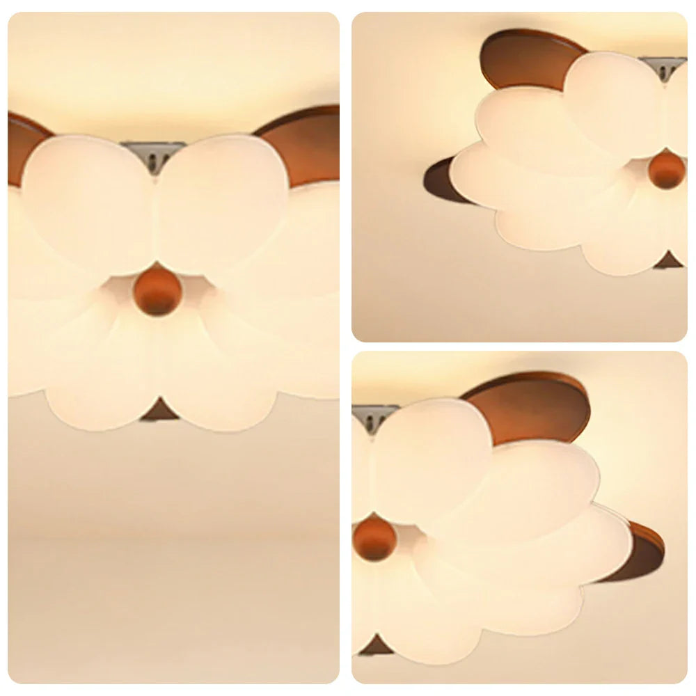 LIVARA 50W Lighting Balanced Soft for Design Floating & LED CRI High Eye-Protection with Light Ceiling Wooden