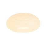 LIVARA Donut - Lamp Mount Flush Modern Lampshade PE & Base Iron Light Soft Anti-Glare Dimmable Three-Color 40W 50cm Light Ceiling LED White