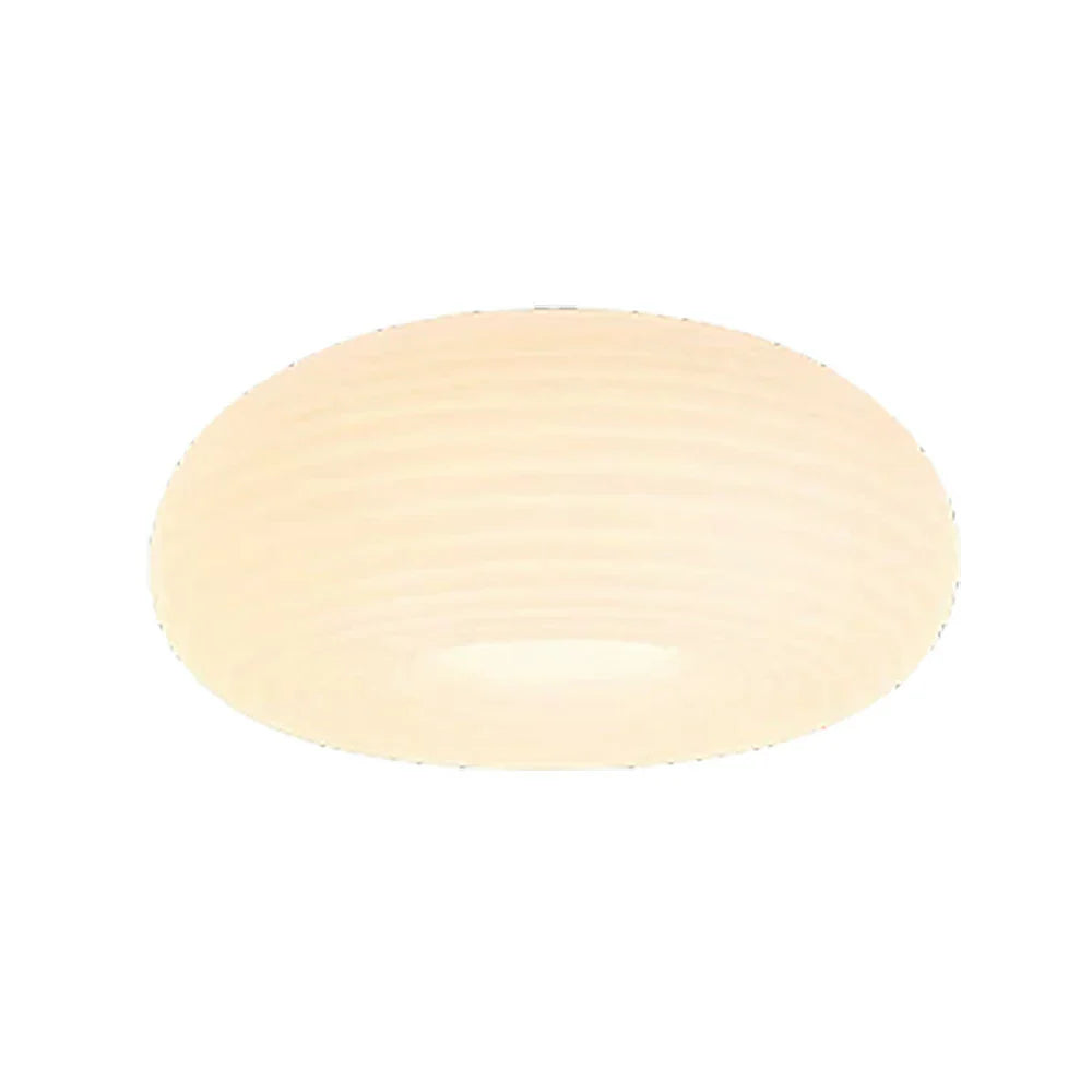 LIVARA Donut - Lamp Mount Flush Modern Lampshade PE & Base Iron Light Soft Anti-Glare Dimmable Three-Color 40W 50cm Light Ceiling LED White